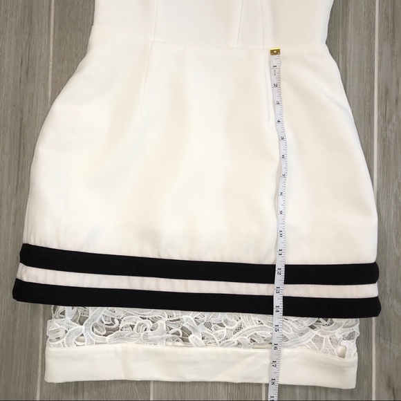 Little White Dress with gipur details. Cameo - Picture 10 of 10